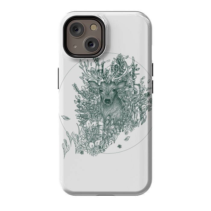 iPhone 14 StrongFit Stag and Forest by ECMazur 