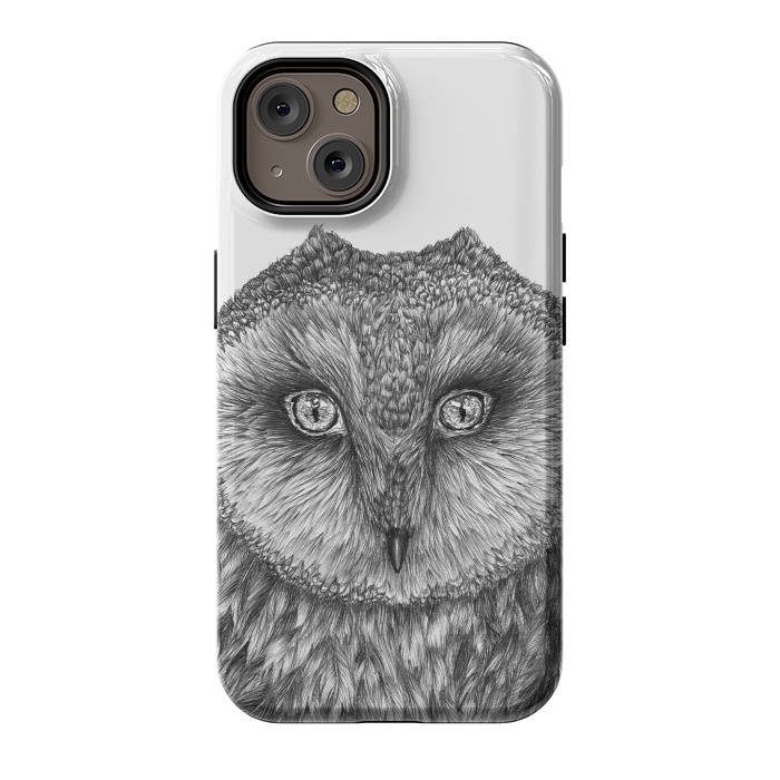 iPhone 14 StrongFit Little Barn Owl by ECMazur 