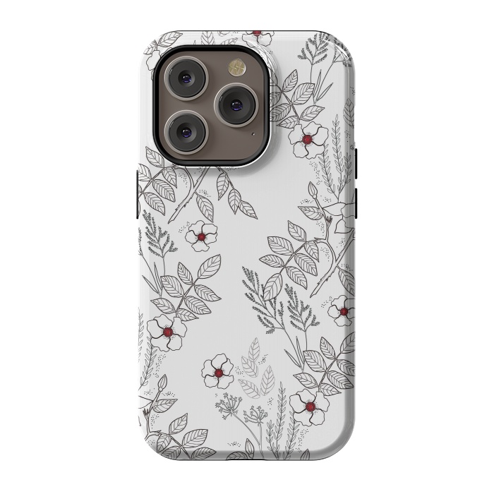 iPhone 14 Pro StrongFit Roses by Dunia Nalu