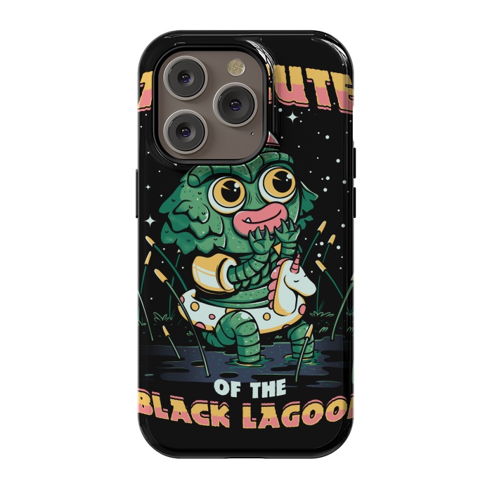 iPhone 14 Pro StrongFit Cute of the black lagoon! by Ilustrata