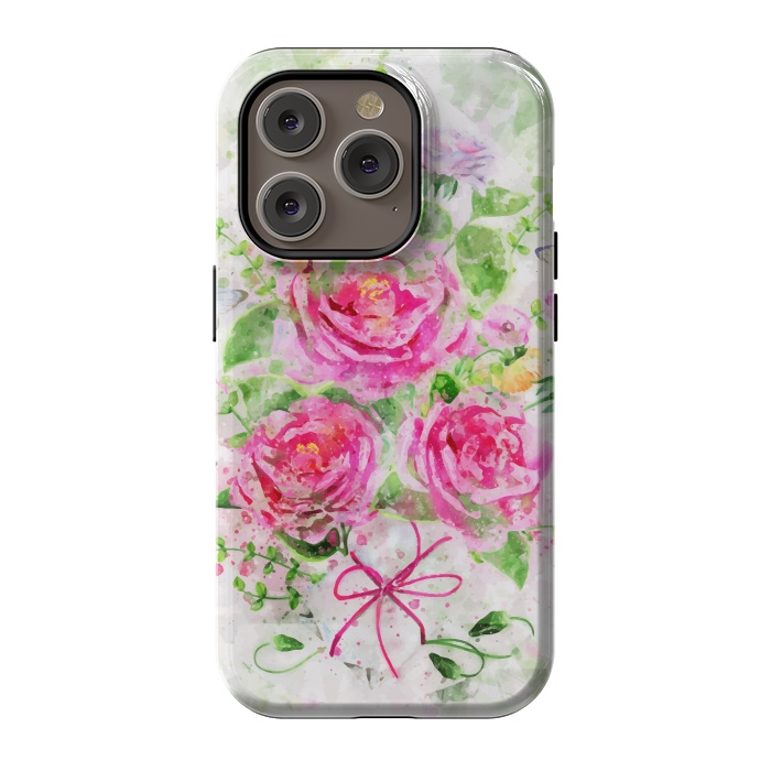 iPhone 14 Pro StrongFit Camellias Bouquet by Creativeaxle