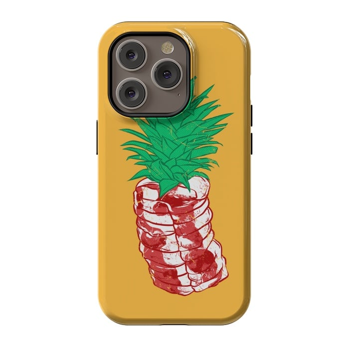 iPhone 14 Pro StrongFit Pineapple meat by Evgenia Chuvardina