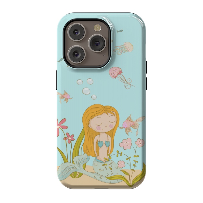 iPhone 14 Pro StrongFit Little Mermaid by  Utart