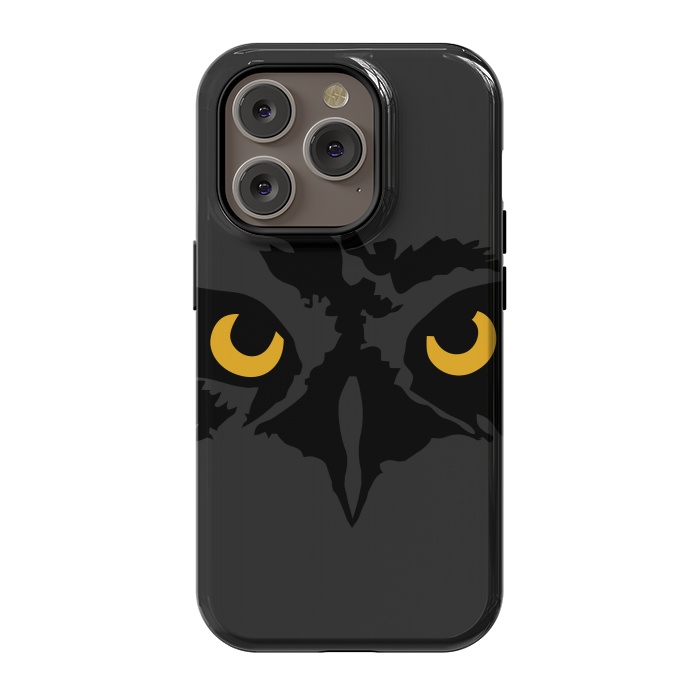iPhone 14 Pro StrongFit Dark Owl by Majoih