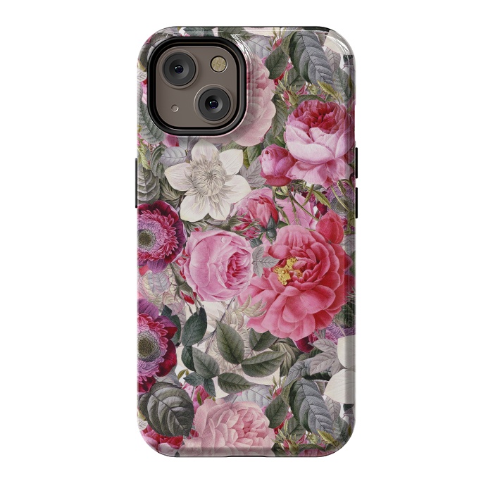iPhone 14 StrongFit Luxuriantly Vintage Flower Pattern by  Utart