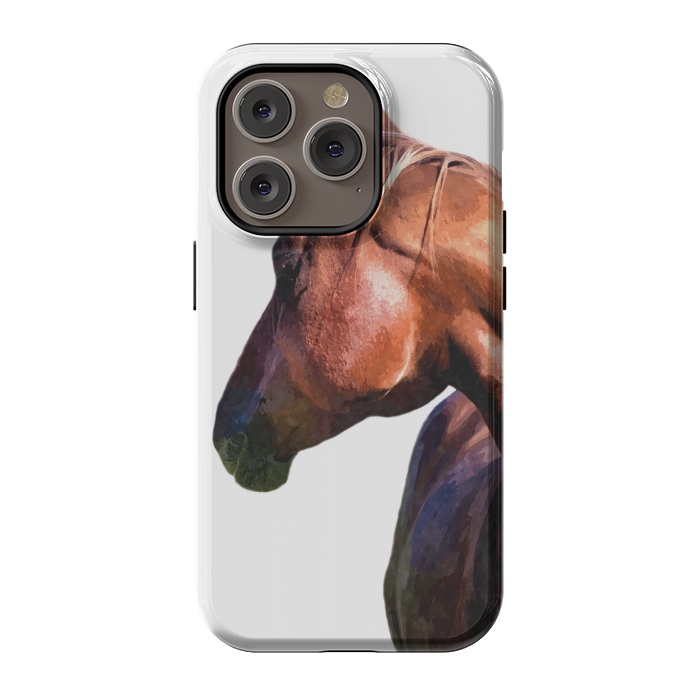 iPhone 14 Pro StrongFit Horse Portrait by Alemi