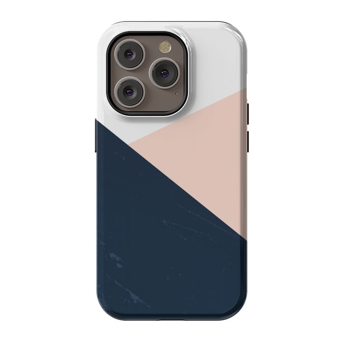 iPhone 14 Pro StrongFit BLUE-ROSE by ''CVogiatzi.