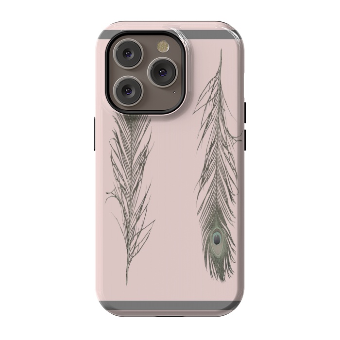 iPhone 14 Pro StrongFit Feather Style by Joanna Vog