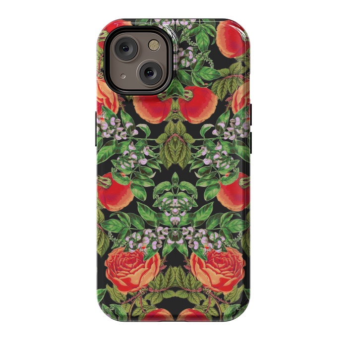 iPhone 14 StrongFit Floral Tomato by Zala Farah