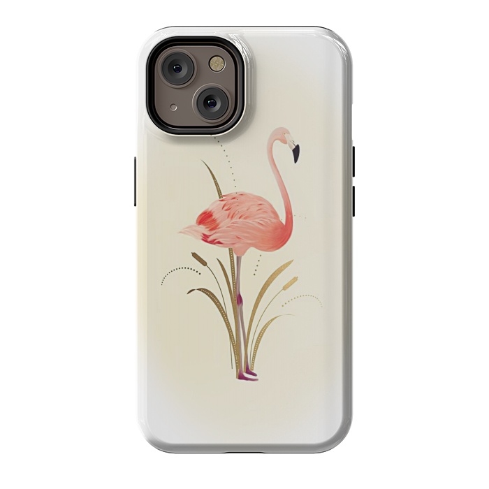 iPhone 14 StrongFit Flamingo Dream by Joanna Vog