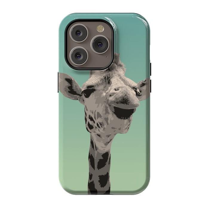 iPhone 14 Pro StrongFit Giraffe by Mangulica