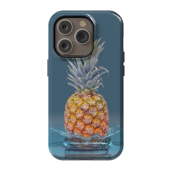iPhone 14 Pro StrongFit Pineapple Strike by Creativeaxle