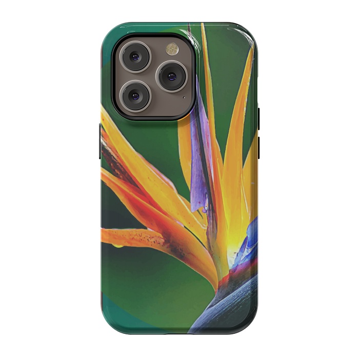 iPhone 14 Pro StrongFit Bird of Paradise by Creativeaxle