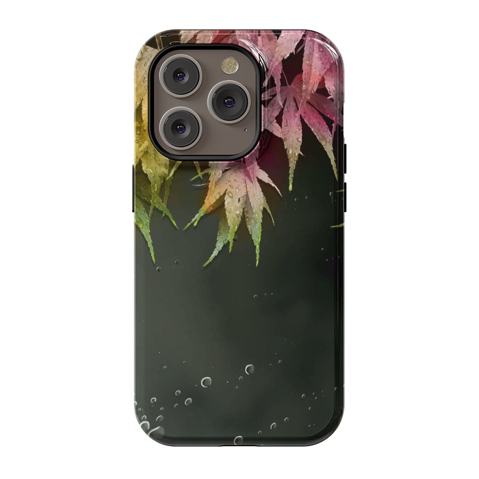 iPhone 14 Pro StrongFit Acer Leaves by Creativeaxle