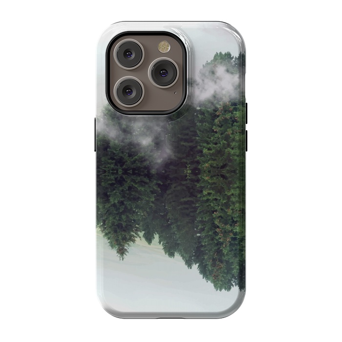 iPhone 14 Pro StrongFit Morning Forest by Creativeaxle