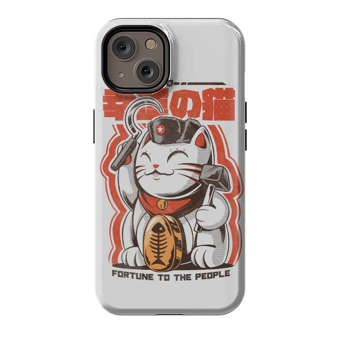 iPhone 14 StrongFit Catnist by Ilustrata