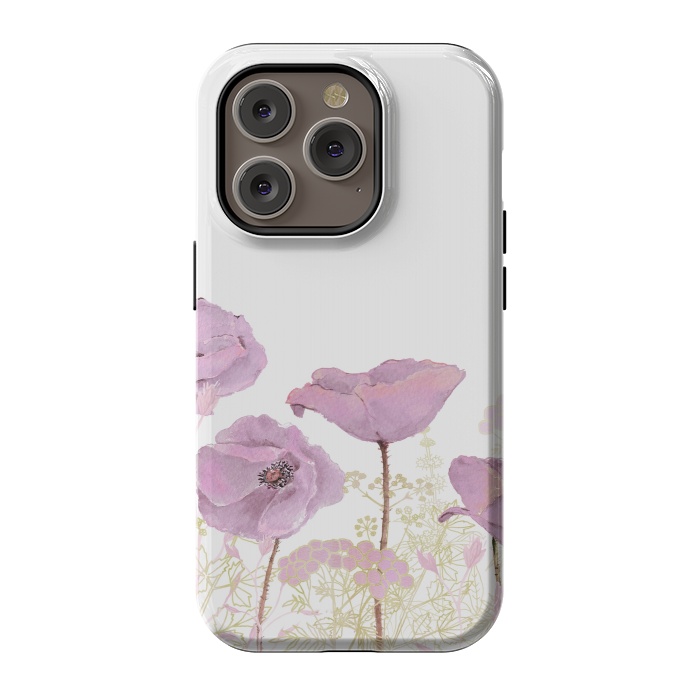 iPhone 14 Pro StrongFit Pink Poppy Dream by  Utart