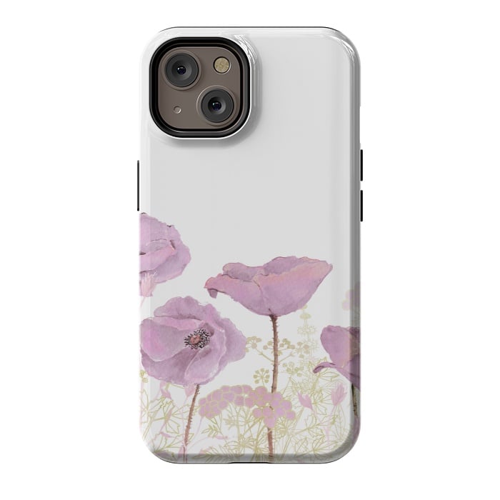 iPhone 14 StrongFit Pink Poppy Dream by  Utart