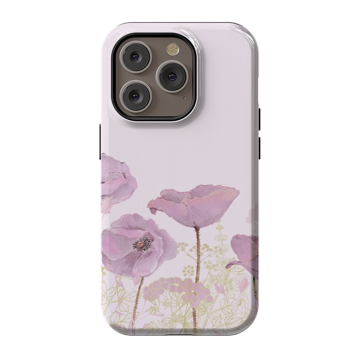 iPhone 14 Pro StrongFit Rose Gold Poppy Dream by  Utart
