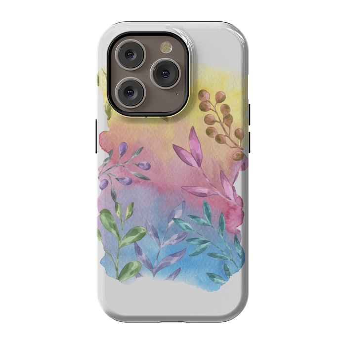 iPhone 14 Pro StrongFit Shades of Leaves by Creativeaxle