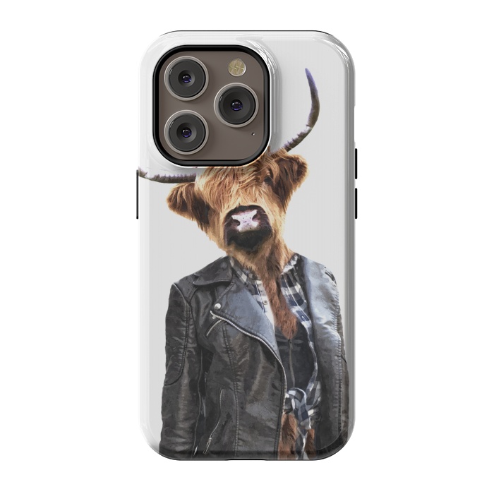 iPhone 14 Pro StrongFit Cow Girl by Alemi