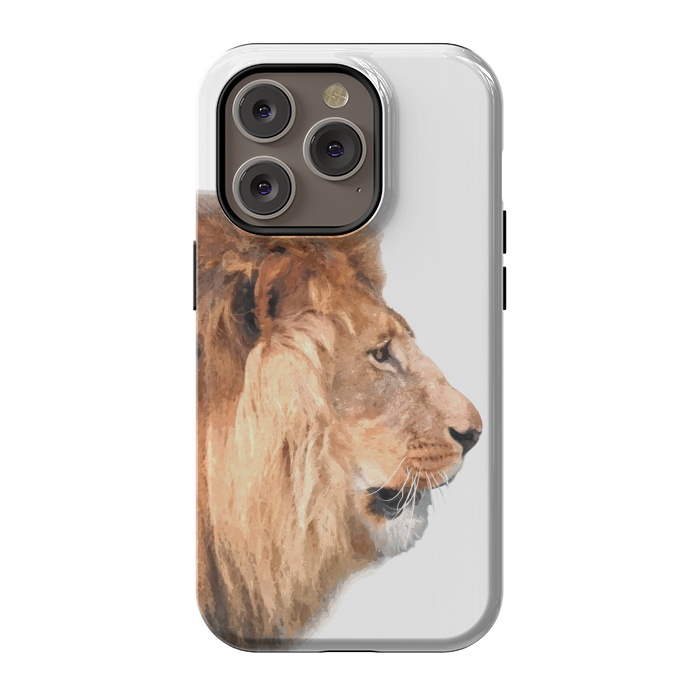 iPhone 14 Pro StrongFit Lion Profile by Alemi