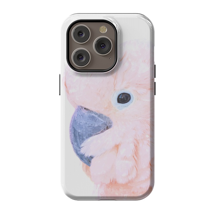iPhone 14 Pro StrongFit Pink Cockatoo by Alemi
