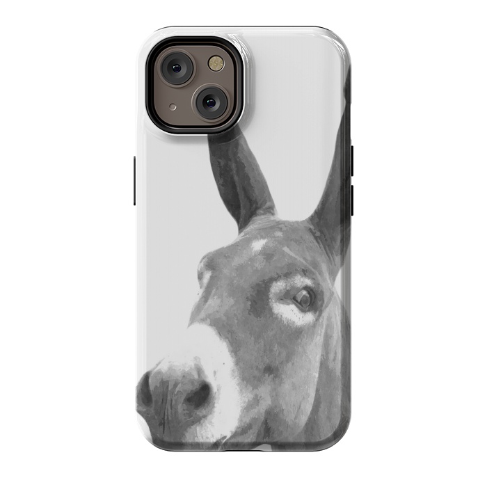 iPhone 14 StrongFit Black and White Donkey by Alemi