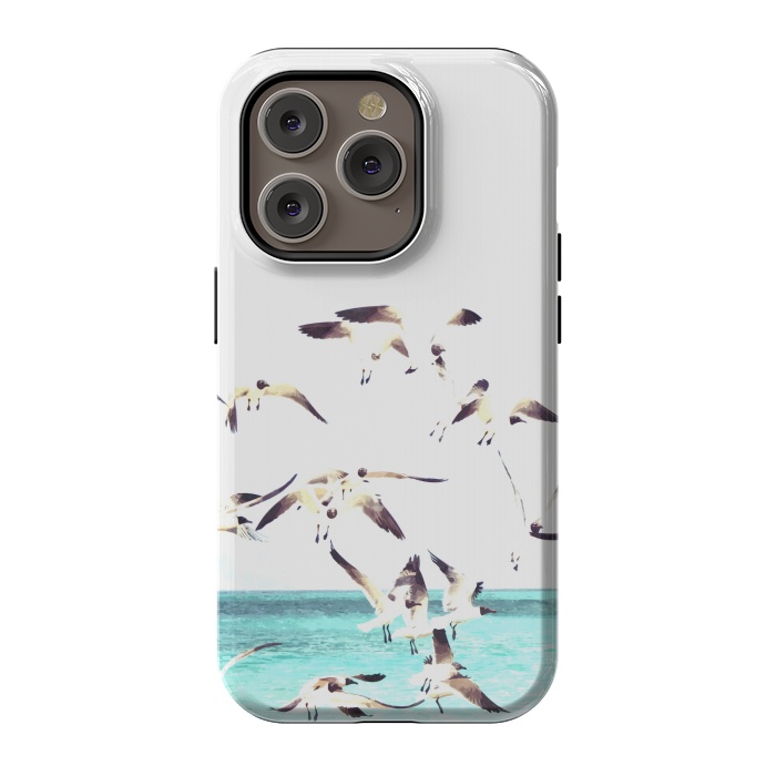 iPhone 14 Pro StrongFit Seagulls by Alemi