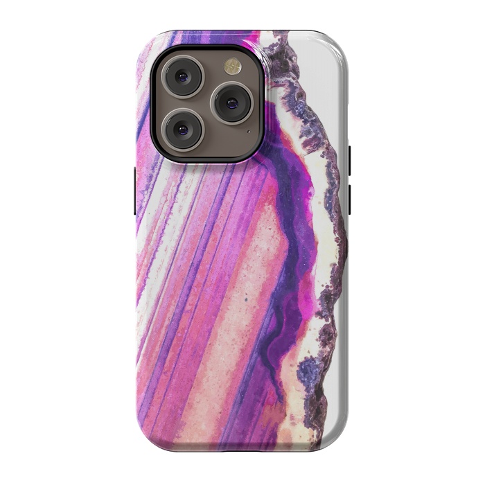 iPhone 14 Pro StrongFit Violet Agate Illustration by Alemi