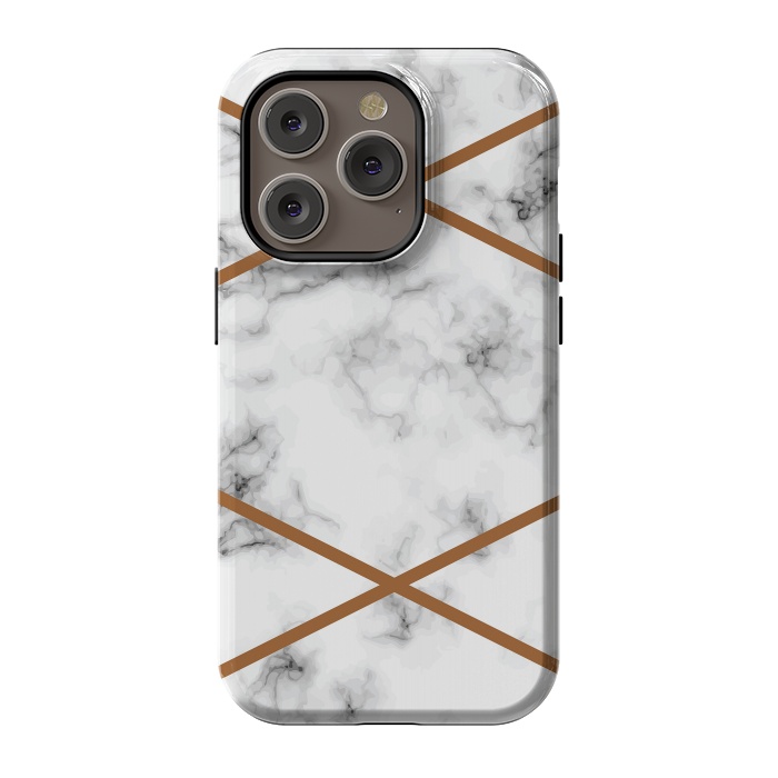 iPhone 14 Pro StrongFit Marble III 070 by Jelena Obradovic