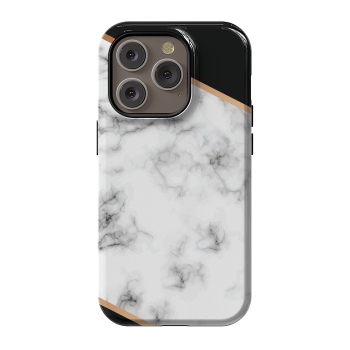 iPhone 14 Pro StrongFit Marble III 075 by Jelena Obradovic