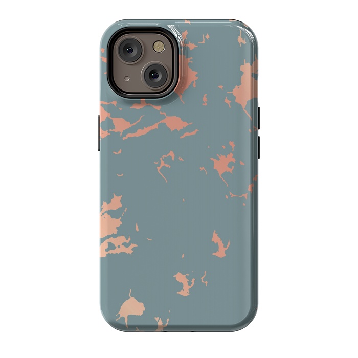 iPhone 14 StrongFit Copper Splatter 002 by Jelena Obradovic