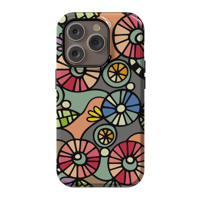 iPhone 14 Pro StrongFit Wild Flowers by Majoih