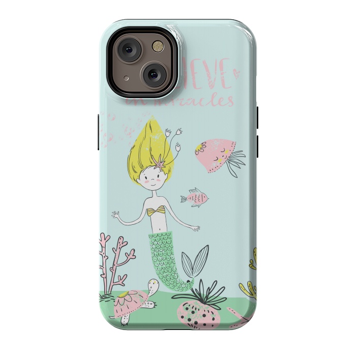 iPhone 14 StrongFit Believe in mermaids by  Utart