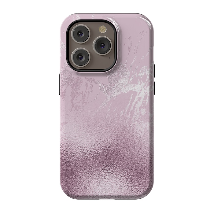 iPhone 14 Pro StrongFit Blush Marble and Glitter by  Utart