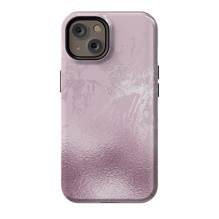 iPhone 14 StrongFit Blush Marble and Glitter by  Utart