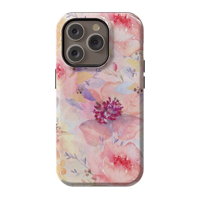 iPhone 14 Pro StrongFit Summer Flowers Pattern by  Utart