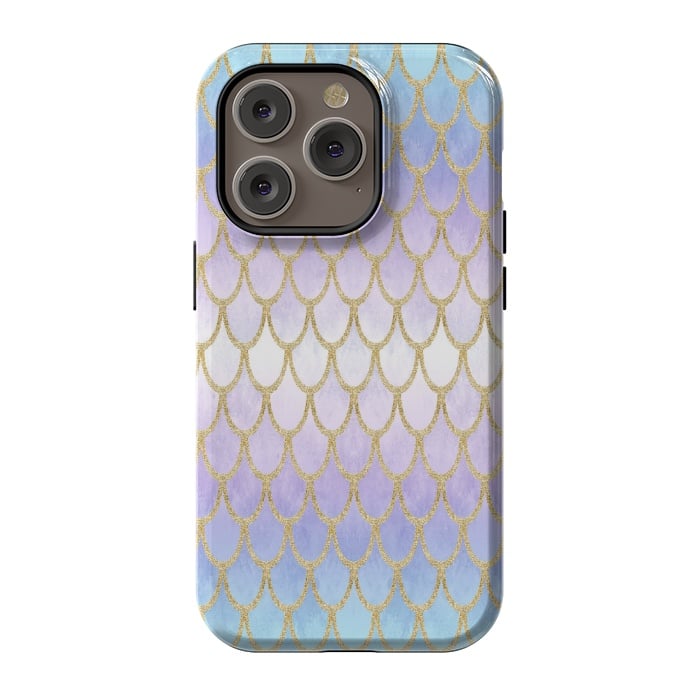iPhone 14 Pro StrongFit Pretty Mermaid Scales 06 by Angelika Parker