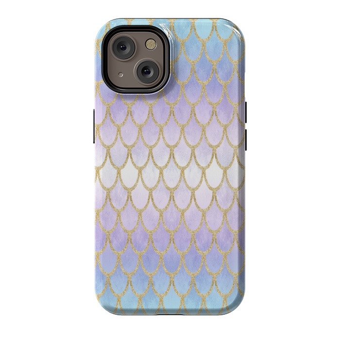 iPhone 14 StrongFit Pretty Mermaid Scales 06 by Angelika Parker