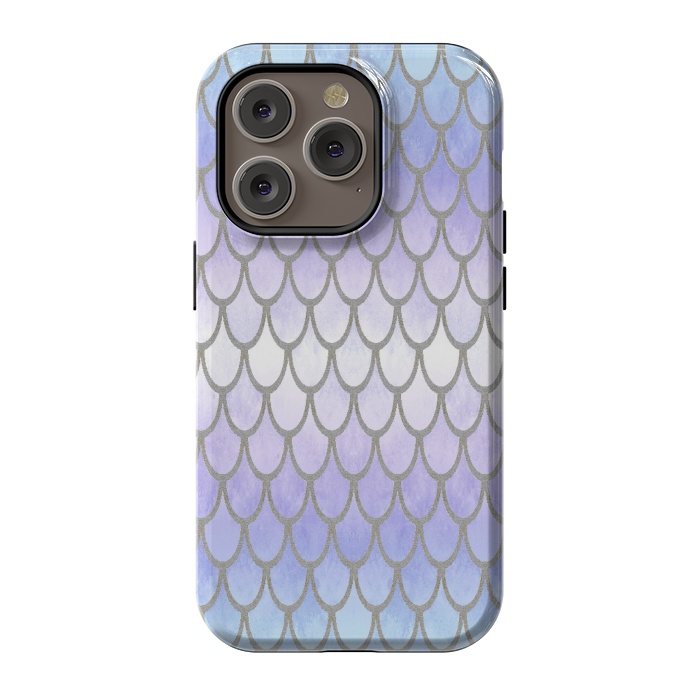 iPhone 14 Pro StrongFit Pretty Mermaid Scales 01 by Angelika Parker