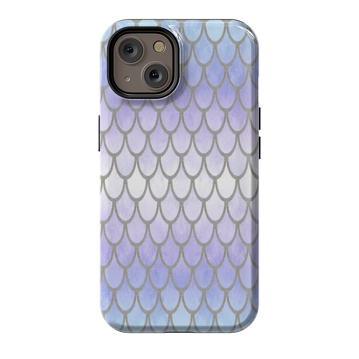iPhone 14 StrongFit Pretty Mermaid Scales 01 by Angelika Parker