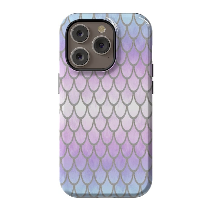iPhone 14 Pro StrongFit Pretty Mermaid Scales 02 by Angelika Parker