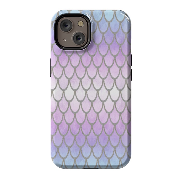 iPhone 14 StrongFit Pretty Mermaid Scales 02 by Angelika Parker