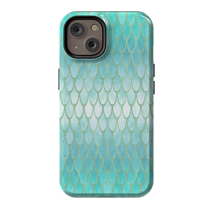 iPhone 14 StrongFit Pretty Mermaid Scales 03 by Angelika Parker