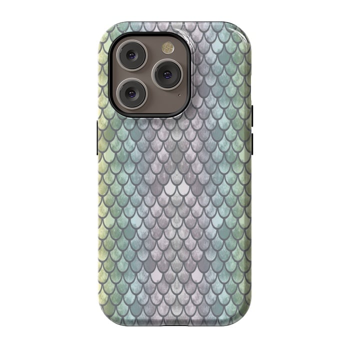 iPhone 14 Pro StrongFit New Mermaid Scales  by Angelika Parker