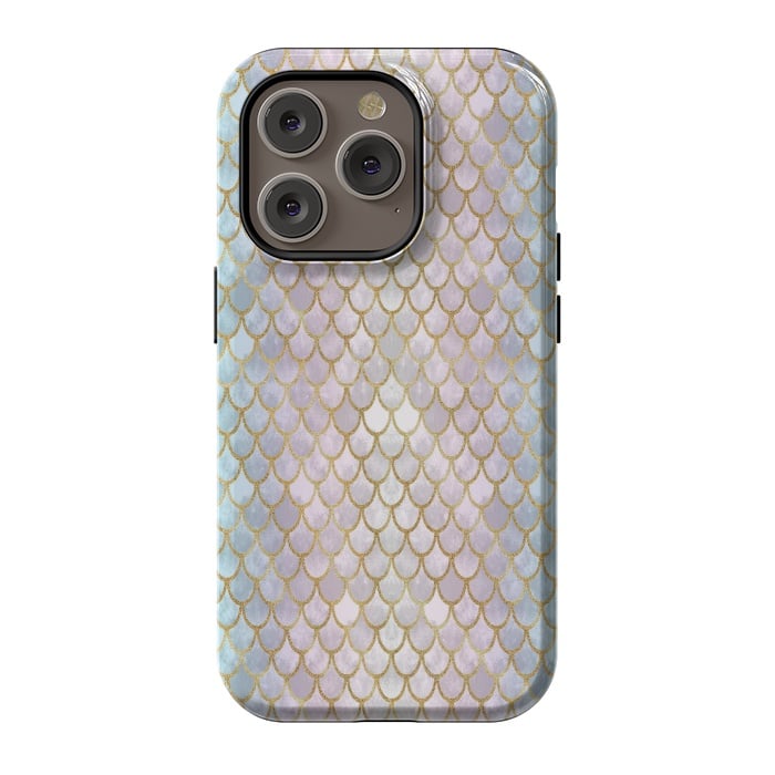 iPhone 14 Pro StrongFit Pretty Mermaid Scales 22 by Angelika Parker