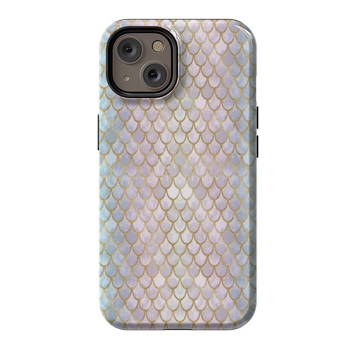 iPhone 14 StrongFit Pretty Mermaid Scales 22 by Angelika Parker