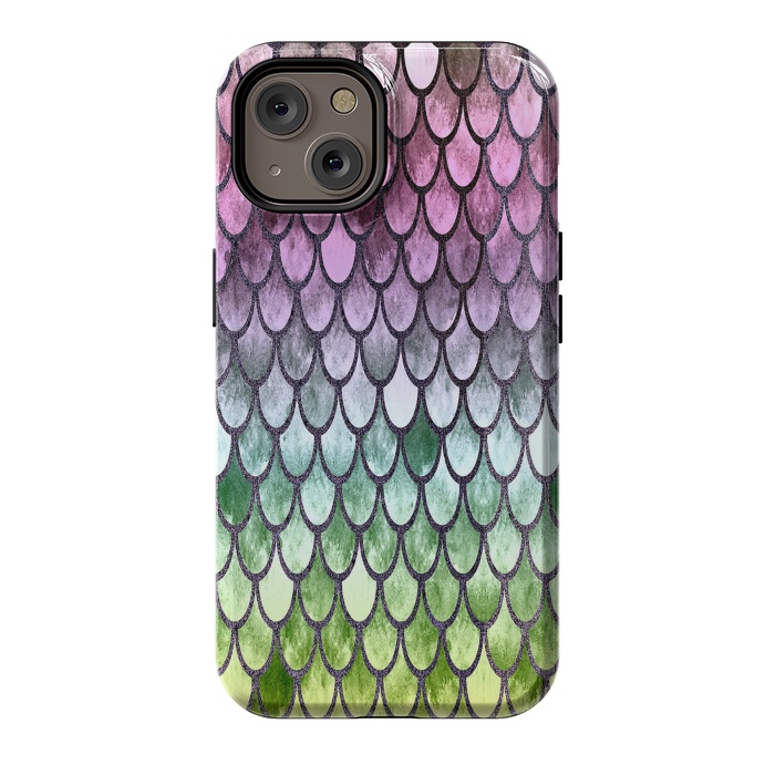 iPhone 14 StrongFit Pretty Mermaid Scales 119 by Angelika Parker