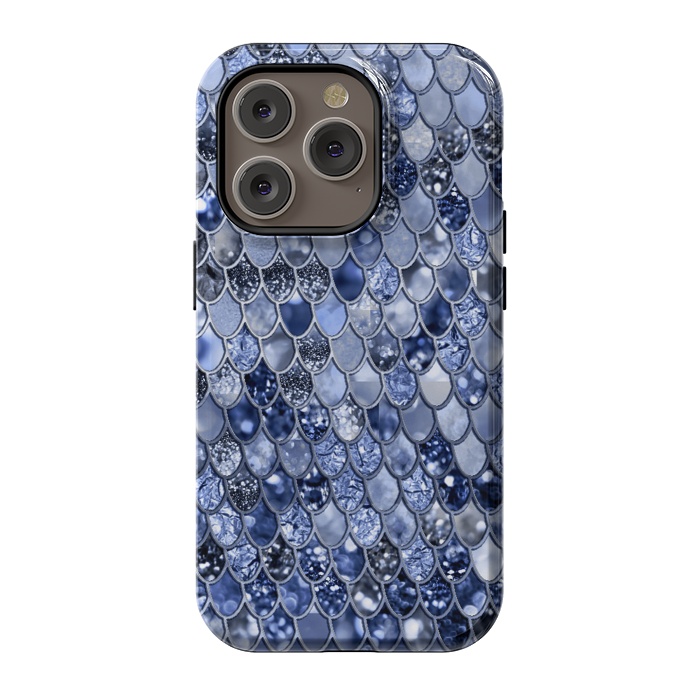 iPhone 14 Pro StrongFit Ocean Blue Glamour Mermaid Scales by  Utart
